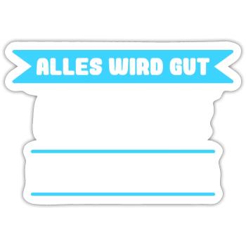 Holger Name Design für stolze Holger - Sticker Größe S (10 x 10 cm) - Mattweiß - Vorne
