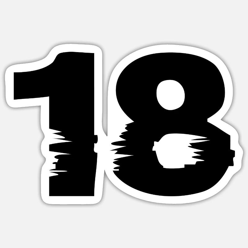 Sticker taille S (10 x 10 cm) - 