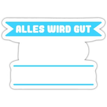 Marco Name Design für stolze Marcos - Sticker Größe S (10 x 10 cm) - Mattweiß - Vorne