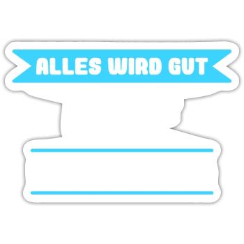 Rolf Name Design für stolze Rolfs - Sticker Größe S (10 x 10 cm) - Mattweiß - Vorne