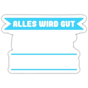 Helmut Name Design für stolze Helmuts - Sticker Größe S (10 x 10 cm) - Mattweiß - Vorne