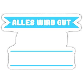 Björn Name Design für stolze Björns - Sticker Größe S (10 x 10 cm) - Mattweiß - Vorne