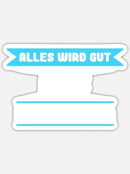 Nils Name Design für stolze Nils - Sticker Größe S (10 x 10 cm) - Mattweiß
