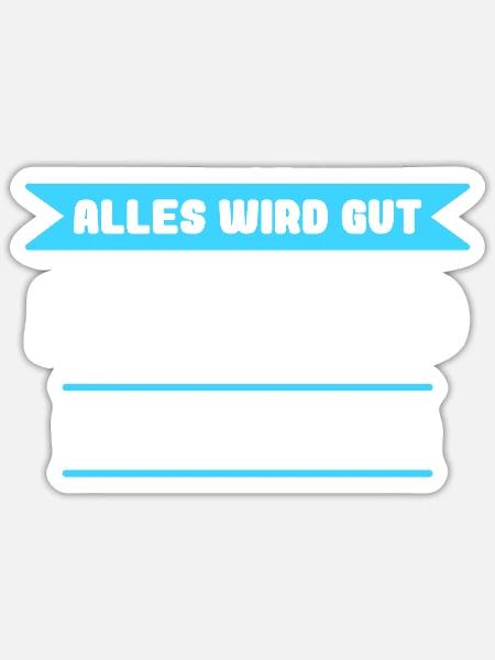 Reinhard Name Design für stolze Reinhards - Sticker Größe S (10 x 10 cm) - Mattweiß