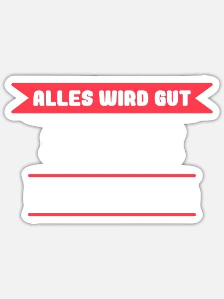 Sabine Name Design für stolze Sabines - Sticker Größe S (10 x 10 cm) - Mattweiß