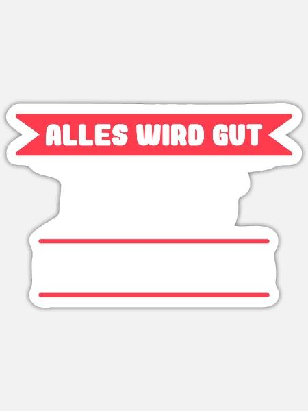 Birgit Name Design für stolze Birgits - Sticker Größe S (10 x 10 cm) - Mattweiß