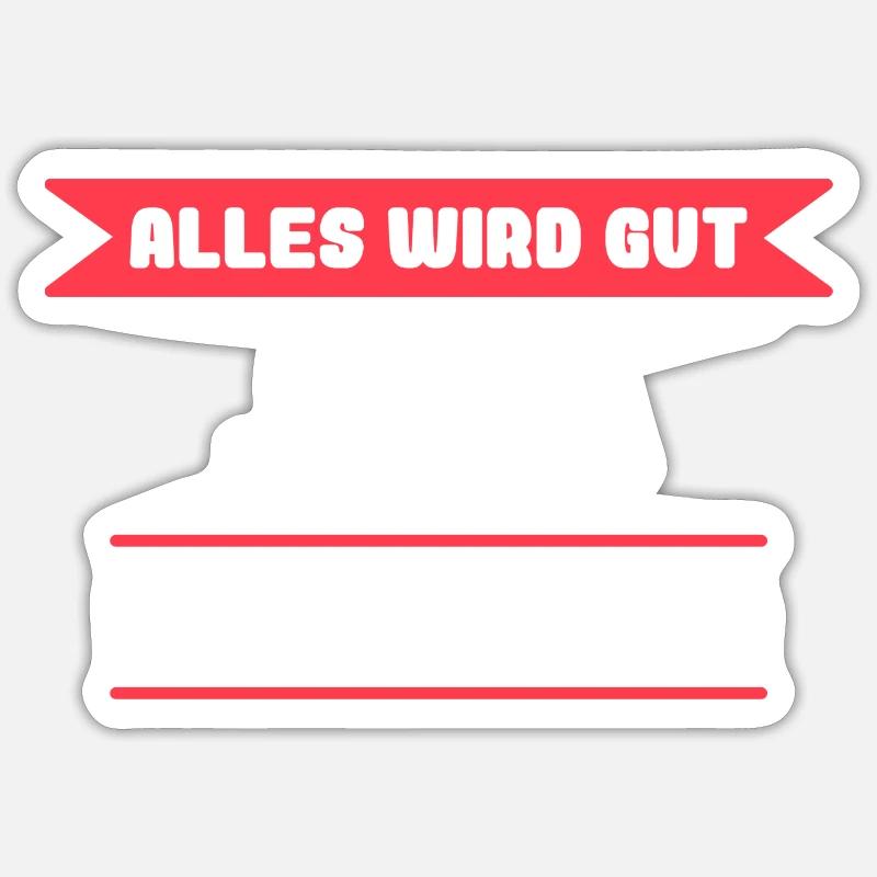 Julia Name Design für stolze Julias - Sticker Größe S (10 x 10 cm) - Mattweiß