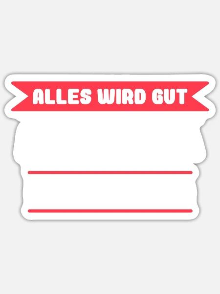Barbara Name Design für stolze Barbaras - Sticker Größe S (10 x 10 cm) - Mattweiß