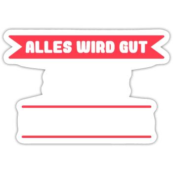 Silke Name Design für stolze Silkes - Sticker Größe S (10 x 10 cm) - Mattweiß - Vorne