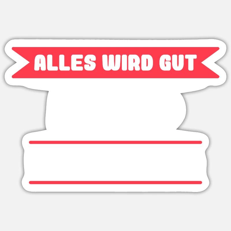 Ingrid Name Design für stolze Ingrids - Sticker Größe S (10 x 10 cm) - Mattweiß