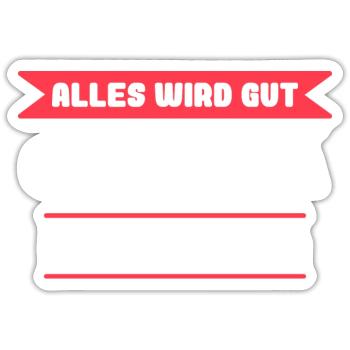 Cornelia Name Design für stolze Cornelias - Sticker Größe S (10 x 10 cm) - Mattweiß - Vorne