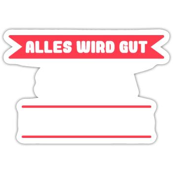 Sonja Name Design für stolze Sonjas - Sticker Größe S (10 x 10 cm) - Mattweiß - Vorne