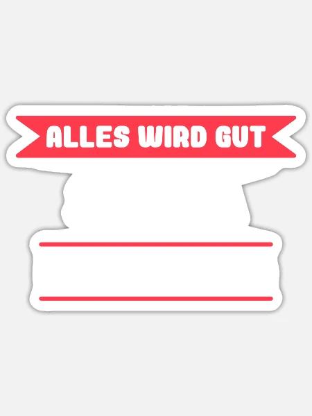 Sonja Name Design für stolze Sonjas - Sticker Größe S (10 x 10 cm) - Mattweiß