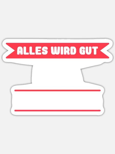 Nina Name Design für stolze Ninas - Sticker Größe S (10 x 10 cm) - Mattweiß