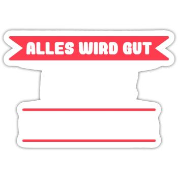 Meike Name Design für stolze Meikes - Sticker Größe S (10 x 10 cm) - Mattweiß - Vorne