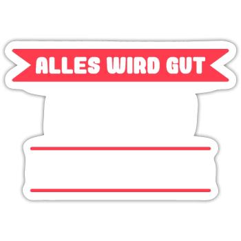 Maren Name Design für stolze Marens - Sticker Größe S (10 x 10 cm) - Mattweiß - Vorne