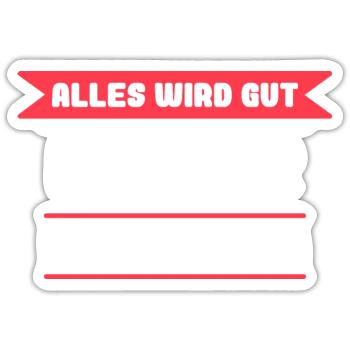 Dagmar Name Design für stolze Dagmars - Sticker Größe S (10 x 10 cm) - Mattweiß - Vorne