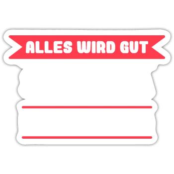 Sabrina Name Design für stolze Sabrinas - Sticker Größe S (10 x 10 cm) - Mattweiß - Vorne
