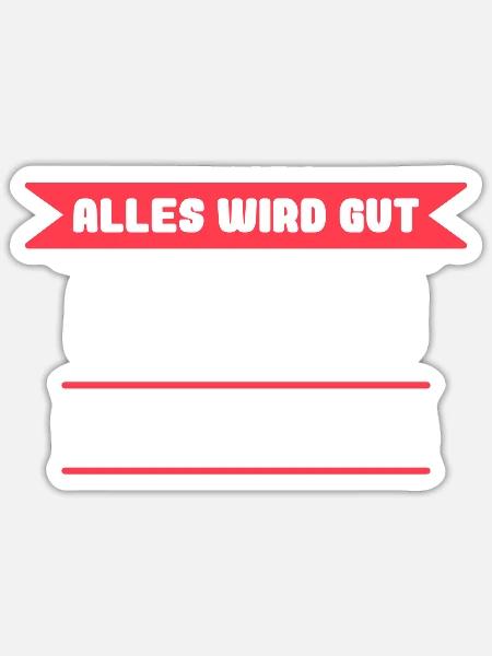 Hannah Name Design für stolze Hannahs - Sticker Größe S (10 x 10 cm) - Mattweiß