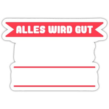 Natalie Name Design für stolze Natalies - Sticker Größe S (10 x 10 cm) - Mattweiß - Vorne