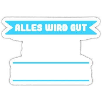 Simon Name Design für stolze Simons - Sticker Größe S (10 x 10 cm) - Mattweiß - Vorne