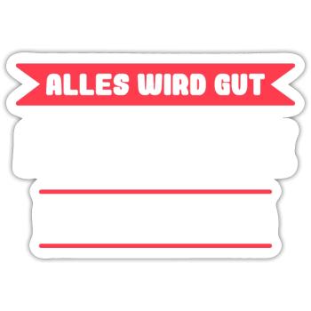 Marianne Name Design für stolze Mariannes - Sticker Größe S (10 x 10 cm) - Mattweiß - Vorne