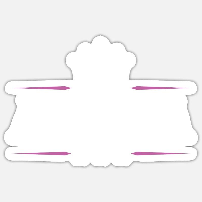 Jennifer - Sticker taille S (10 x 10 cm) - blanc mat