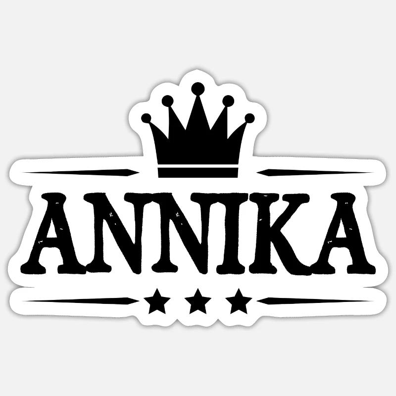 Jennifer - Sticker taille S (10 x 10 cm) - blanc mat