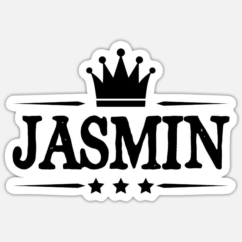 Jasmin Sticker Größe S (10 x 10 cm)