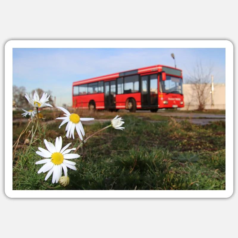 Crumbs with flowers Sticker size S (10 x 10 cm)