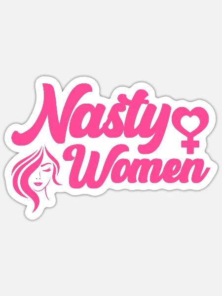 Rechte der Frauen Ermächtigung Feministisch Gesche - Sticker Größe S (10 x 10 cm) - Mattweiß