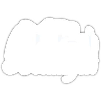 You are So Beautiful - Sticker taille S (10 x 10 cm) - blanc mat - Devant