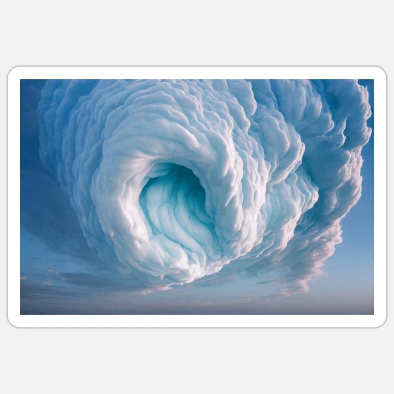 Cloud whirlpool Sticker size S (10 x 10 cm)
