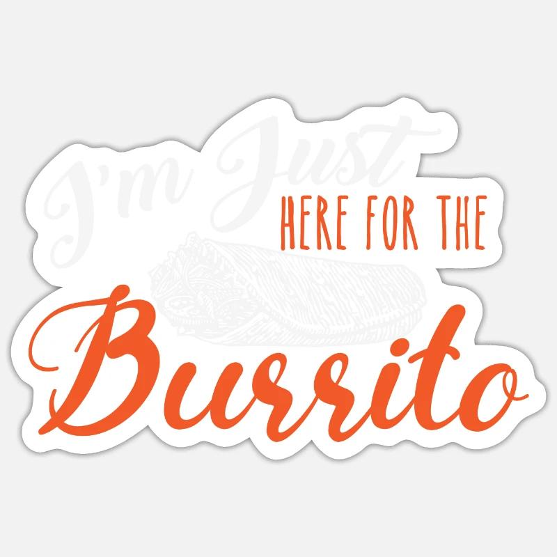 Cheat Day Burrito Burger Restauration rapide Pizza Sticker taille S (10 x 10 cm)