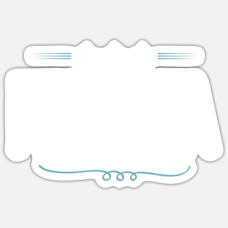 Anne - Sticker size S (10 x 10 cm) - white matte