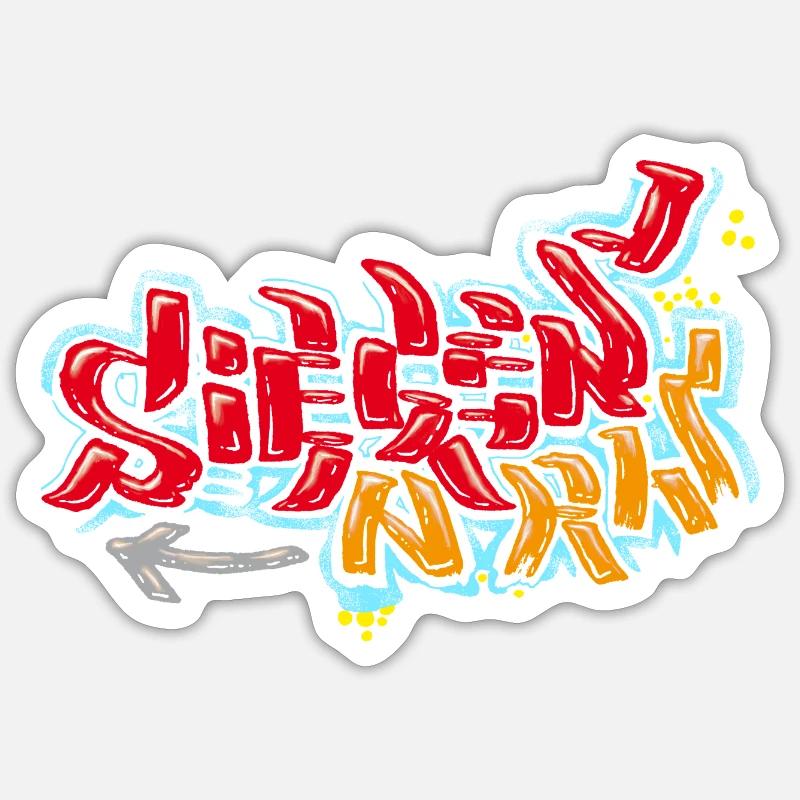 Sticker Größe S (10 x 10 cm) - 