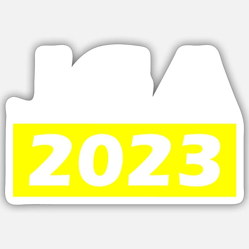 Jga 2023 Junggesellenabschied - Sticker Größe S (10 x 10 cm) - Mattweiß