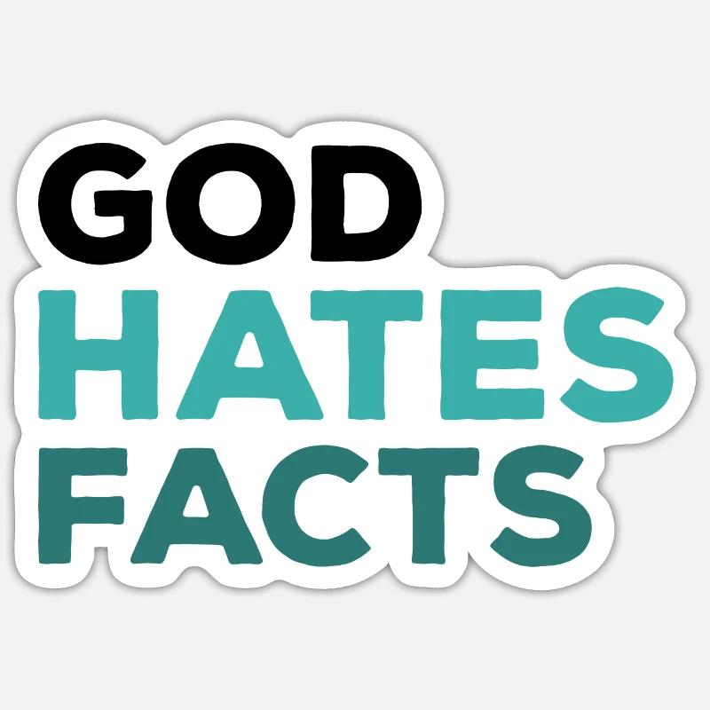 Athéisme Sticker taille S (10 x 10 cm)