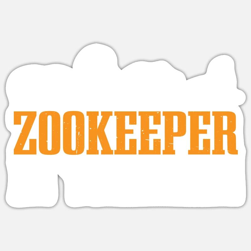 Zookeeper In Training 7 Sticker size S (10 x 10 cm)