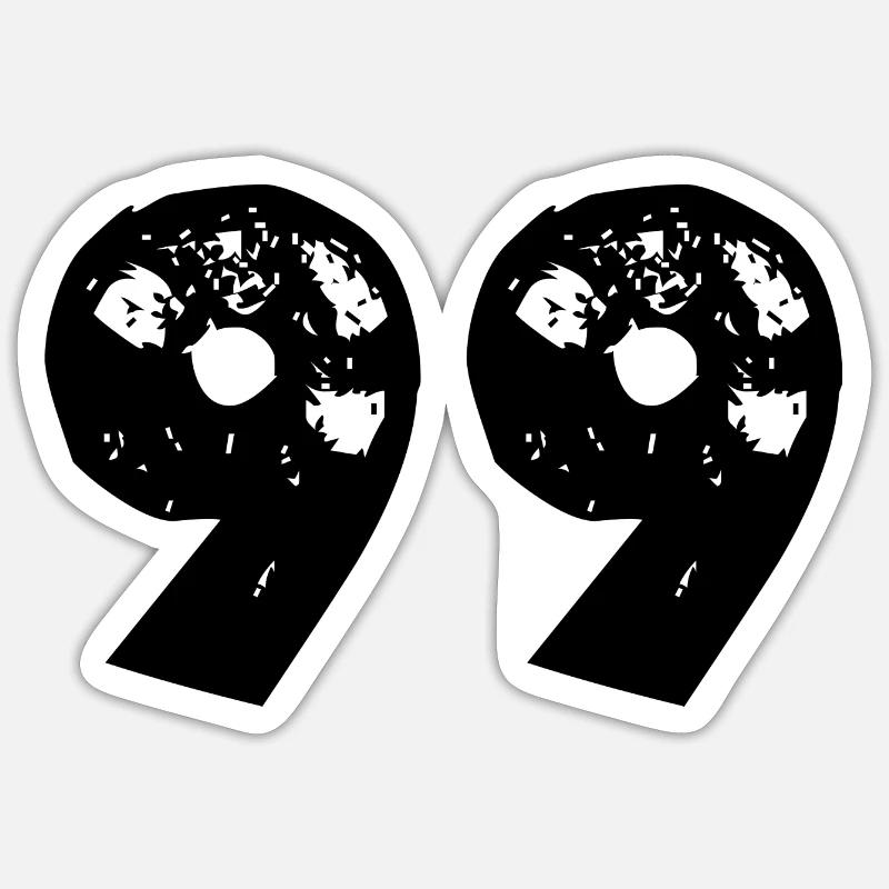 Sticker taille S (10 x 10 cm) - 
