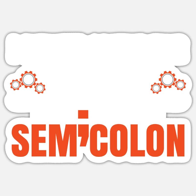 Coding Funny Coder Joke - Sticker size S (10 x 10 cm) - white matte