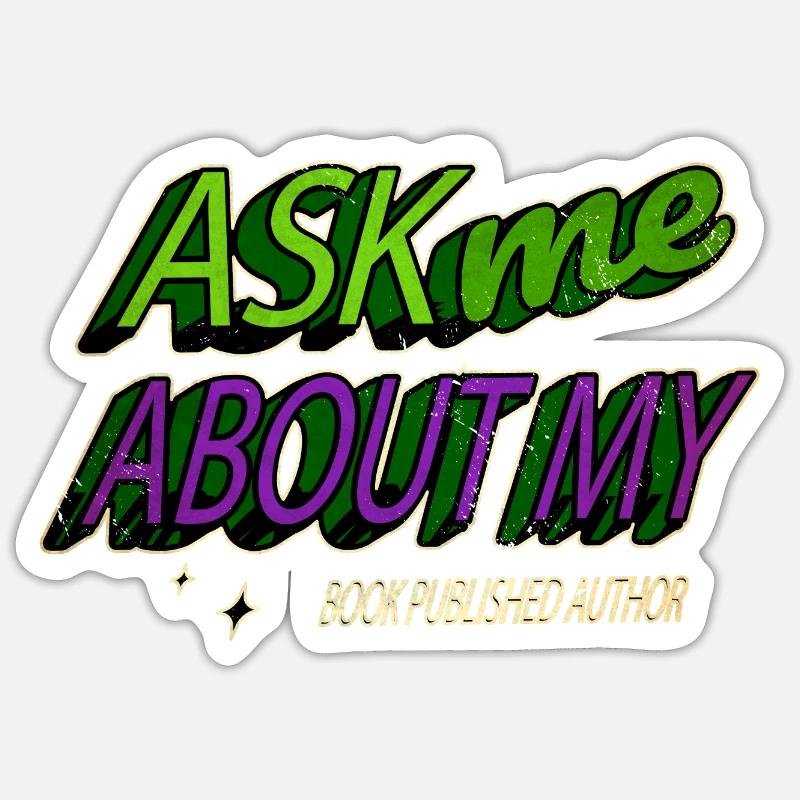 copywriter gift idea costume funny write Sticker Größe S (10 x 10 cm)