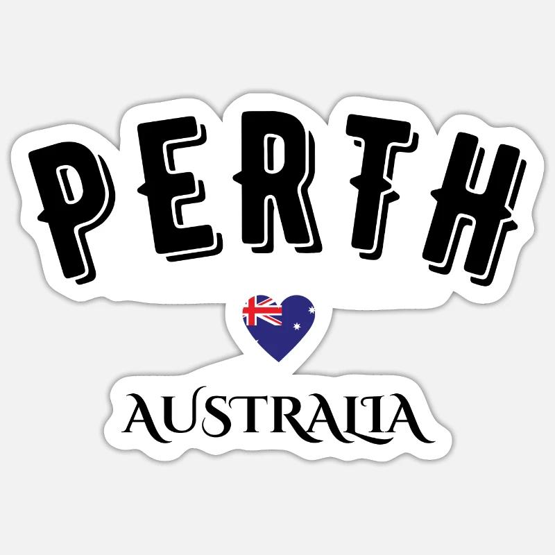 Perth Australia Sticker size S (10 x 10 cm)