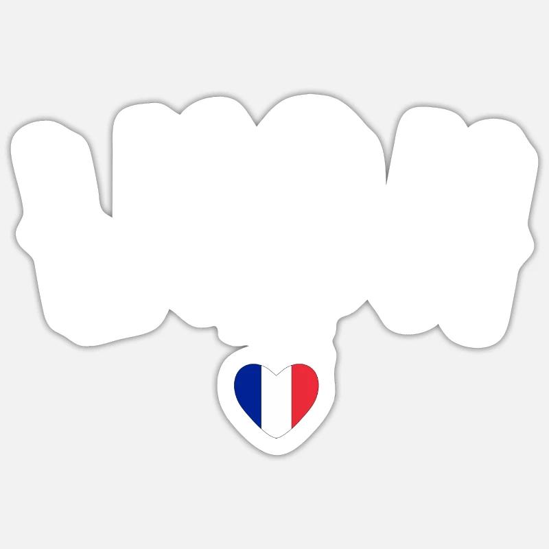 Lyon - Sticker size S (10 x 10 cm) - white matte