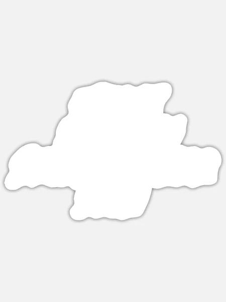Game Gaming PC - Sticker Größe S (10 x 10 cm) - Mattweiß
