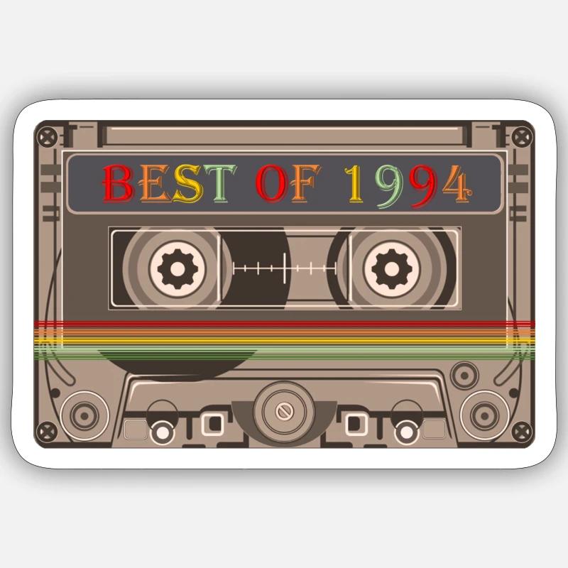 1994 - Sticker taille S (10 x 10 cm) - blanc mat