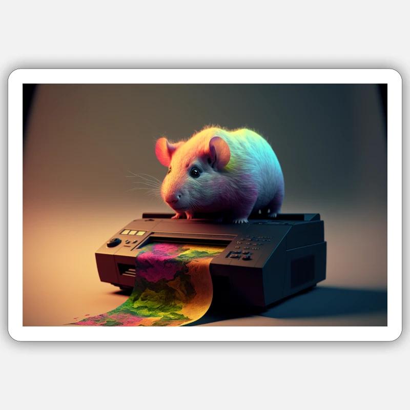 Dangerous hacker Sticker Größe S (10 x 10 cm)