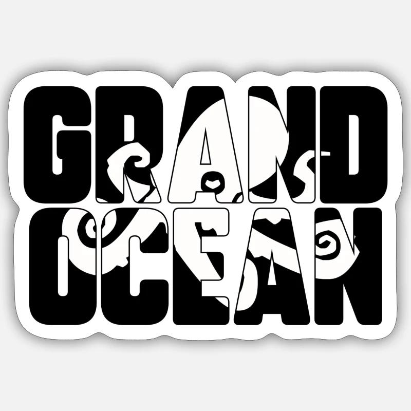 Great Ocean - Sticker size S (10 x 10 cm) - white matte