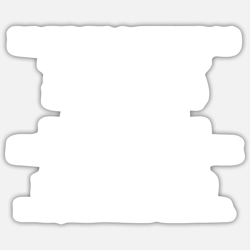 einfach machen Sticker Größe S (10 x 10 cm)