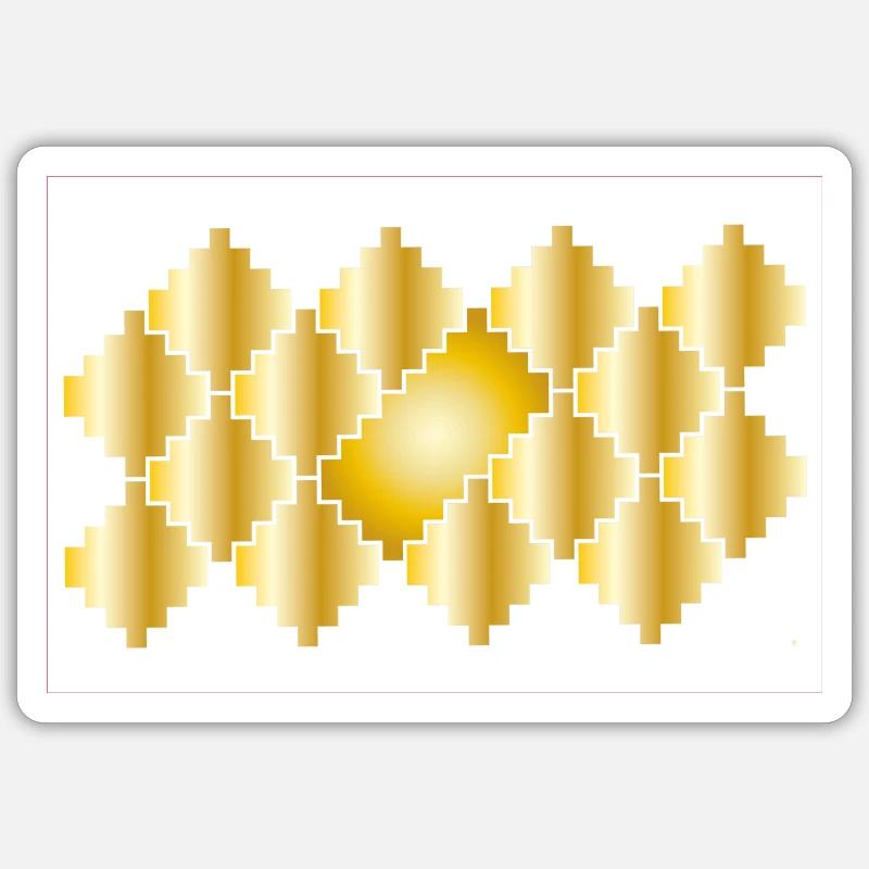 Erweitern - Sticker Größe S (10 x 10 cm) - Mattweiß